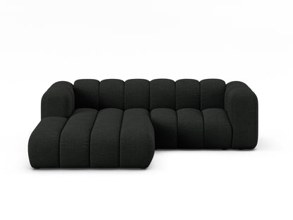 Ecksofa Bouclé Beige Lupine — Black