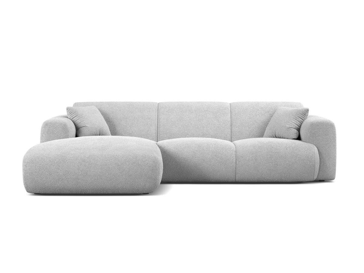 Molino Corner Sofa, 4 Seats, 255x170 cm — Light Grey / Left