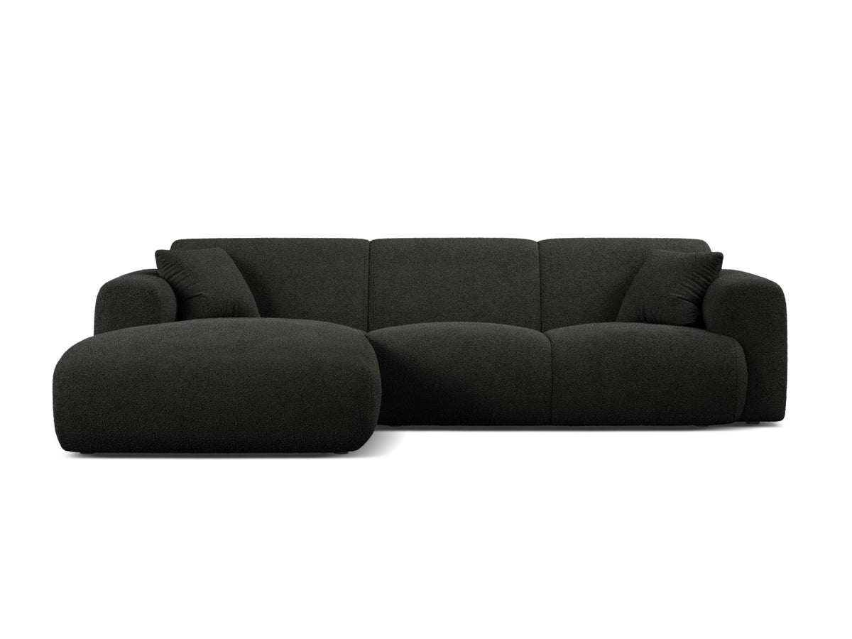 Molino Corner Sofa, 4 Seats, 255x170 cm — Black / Left