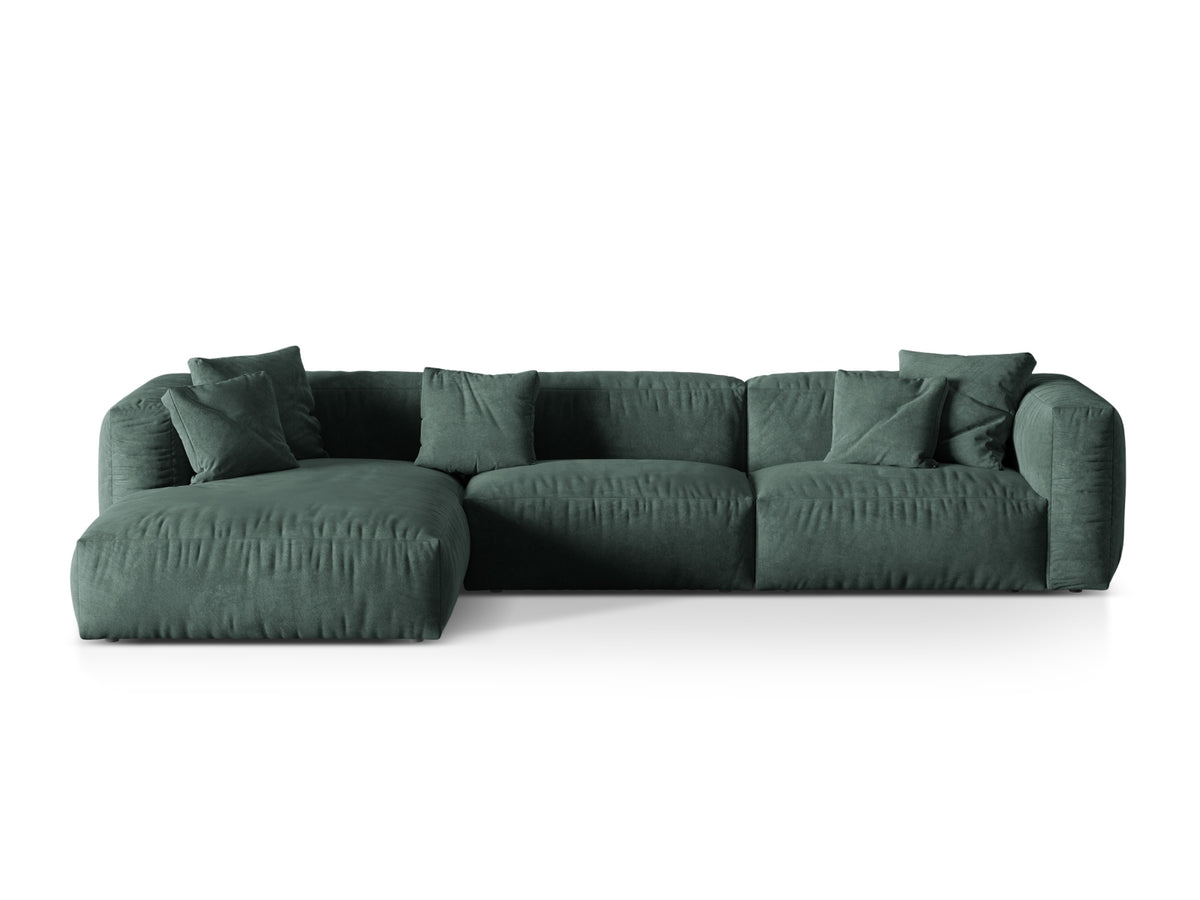 Martina Modular Corner Sofa XL, 3 Seats, 330x176 cm — Petrol / Left