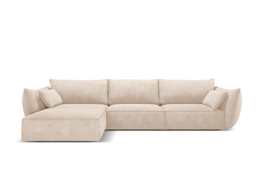 Kaelle Corner Sofa, 4 Seats, 308x171 cm — Beige / Left