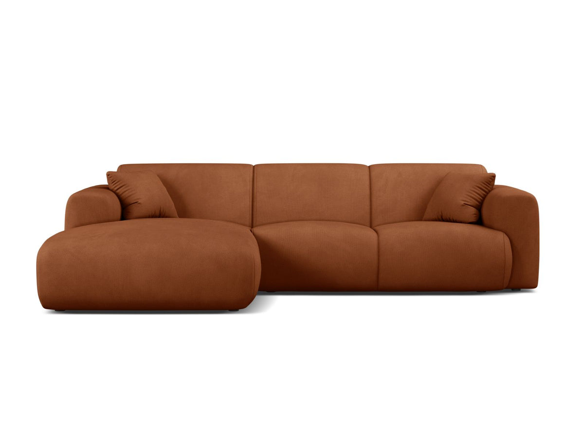 Molino Corner Sofa, 4 Seats, 255x170 cm — Orange / Left
