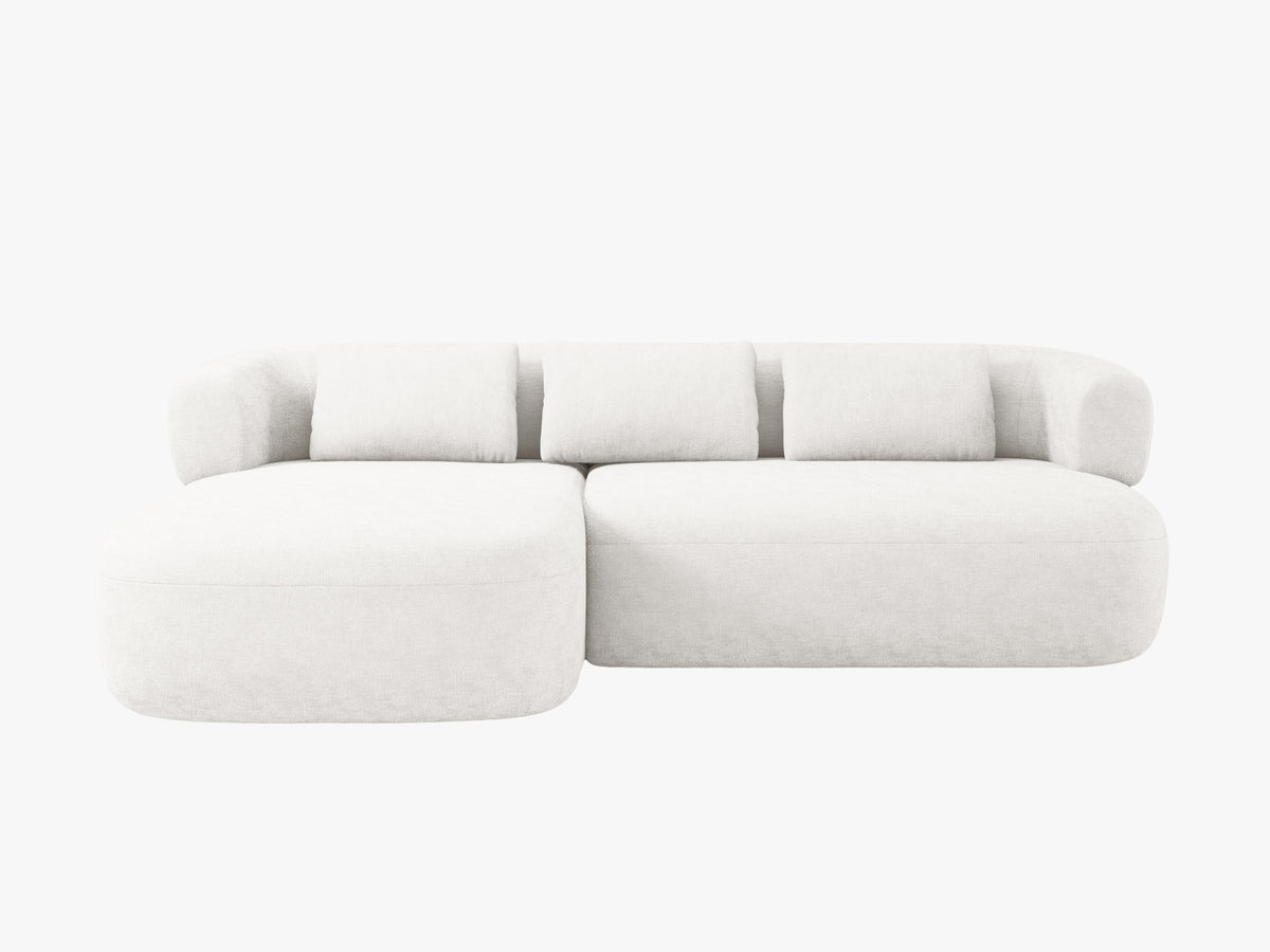 Jenny Corner Sofa, 5 Seats, 225x145 cm — Light Beige / Left