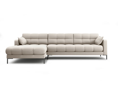 Ecksofa Strukturstoff Beige Mamaia — Beige