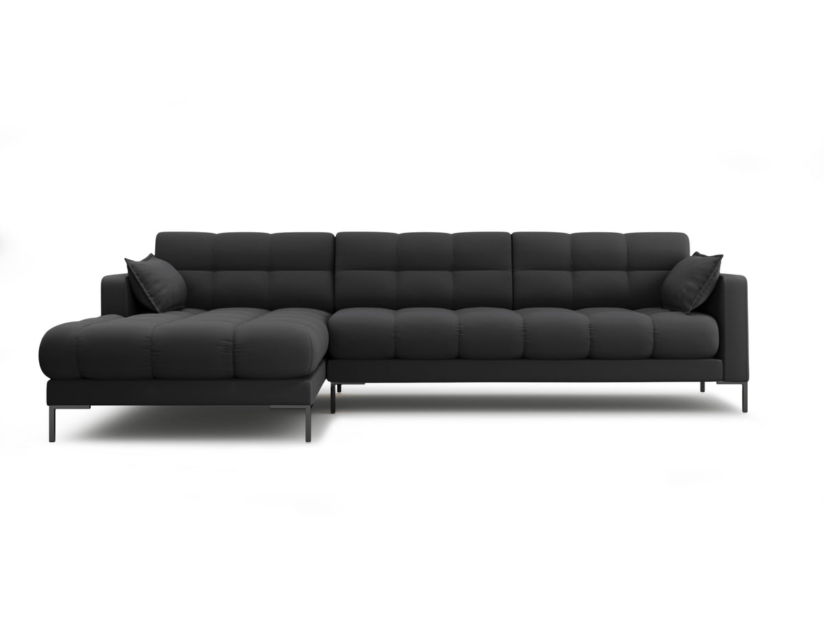 Mamaia Corner Sofa, 5 Seats, 293x185 cm — Dark Grey / Left