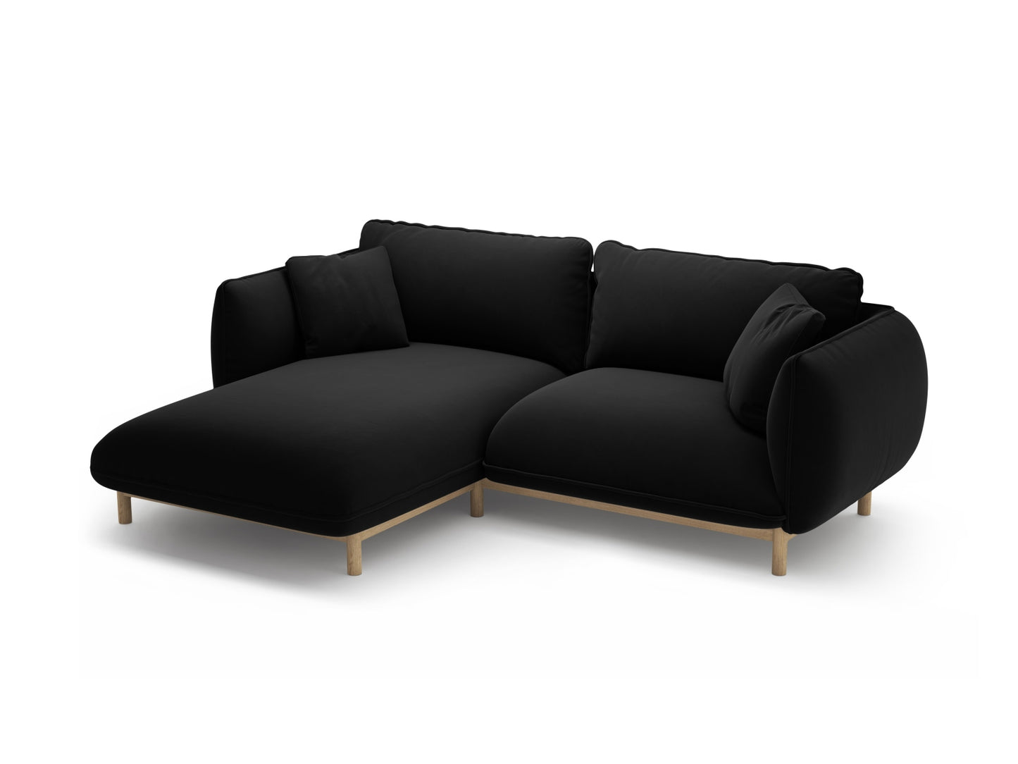 Ecksofa Samt Schwarz Ada — Ansicht 4