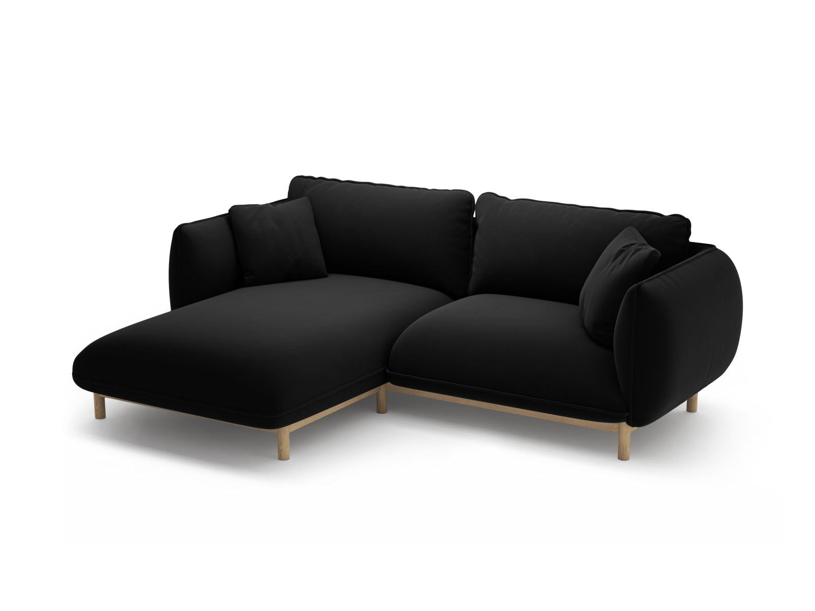 Ecksofa Samt Schwarz Ada — Ansicht 4