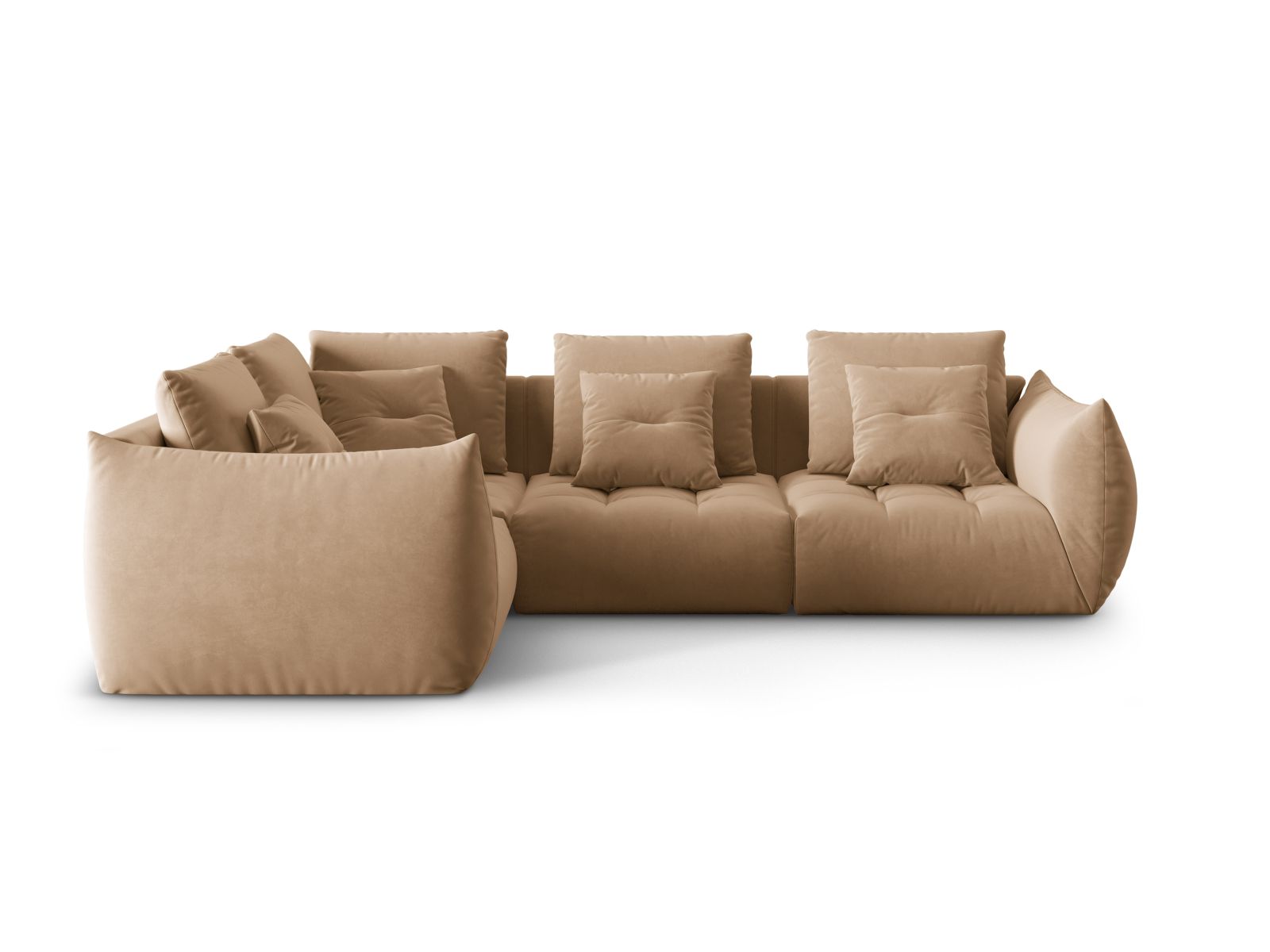 Bloom Modular Corner Sofa, 3 Seats, 316x222 cm — Sand / Left
