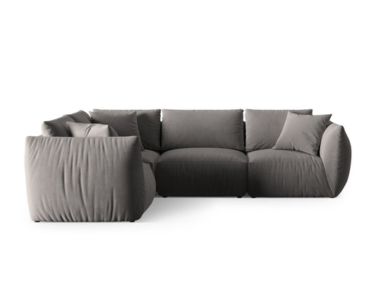 Chris Corner Sofa, 4 Seats, 295x210 cm — Grey / Left