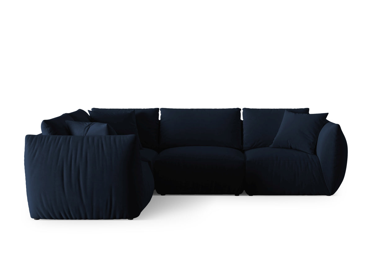 Chris Corner Sofa, 4 Seats, 295x210 cm — Royal Blue / Left