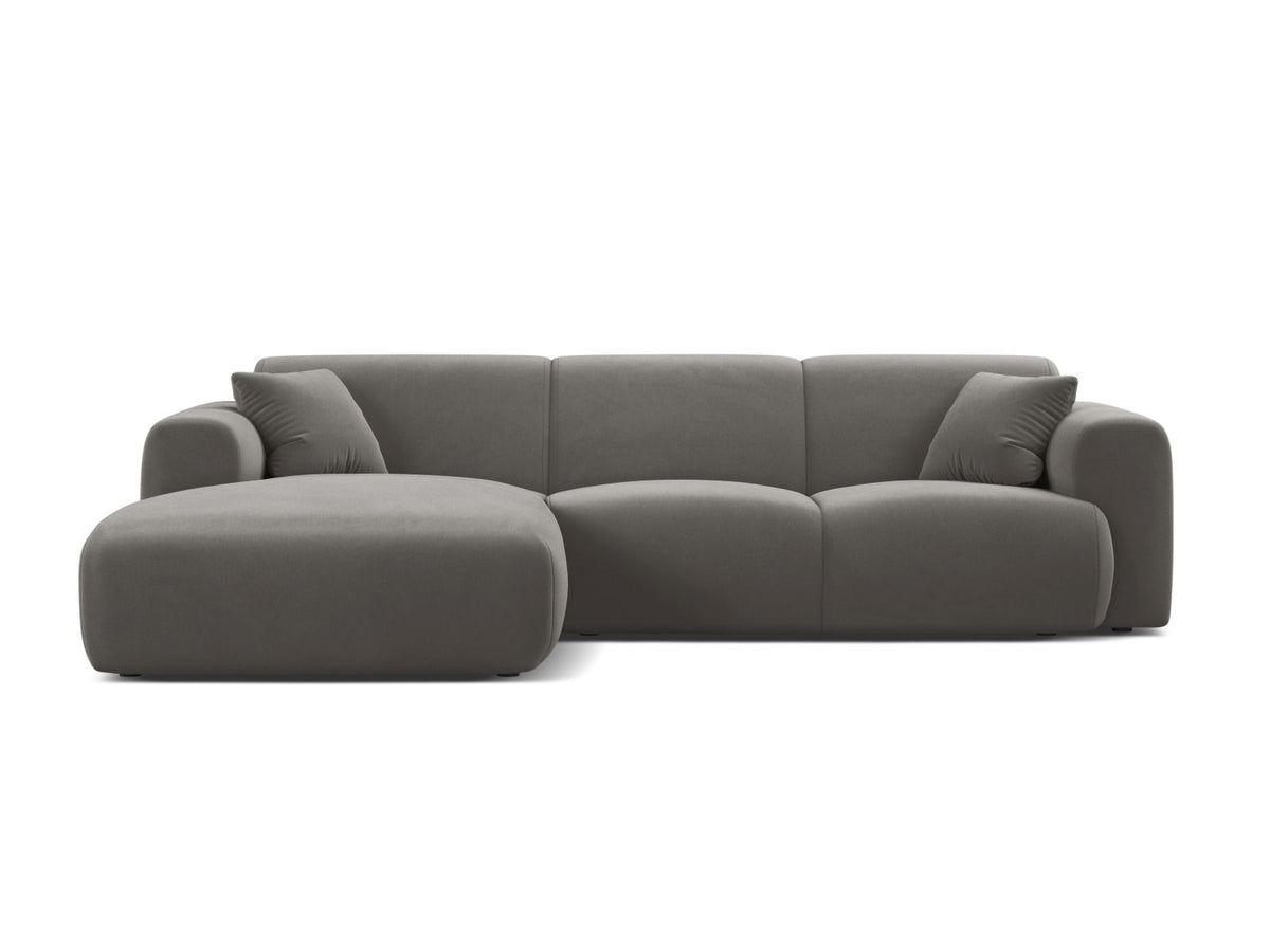 Molino Corner Sofa, 4 Seats, 255x170 cm — Grey / Left