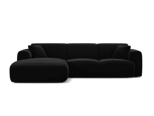 Molino Corner Sofa, 4 Seats, 255x170 cm — Black / Left
