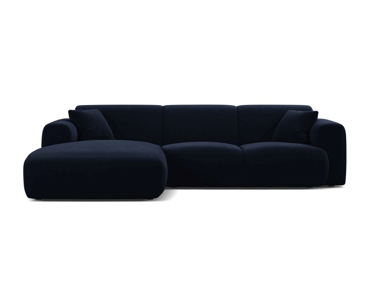 Molino Corner Sofa, 4 Seats, 255x170 cm — Royal Blue / Left