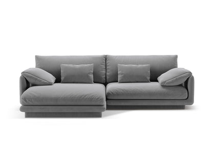Ecksofa Samt Cuoio Torino — Grey