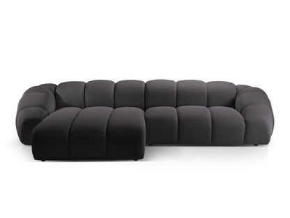 Ecksofa 3D Schwarz Diana — Espresso