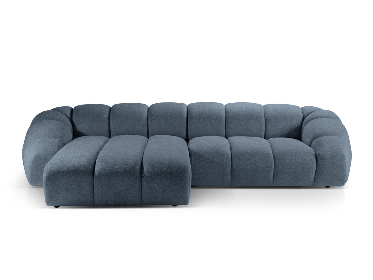 Diana Corner Sofa, 4 Seats, 334x182 cm — Blue Jeans / Left
