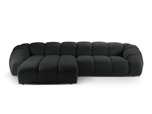 Diana Corner Sofa, 4 Seats, 334x182 cm — Anthracite / Left