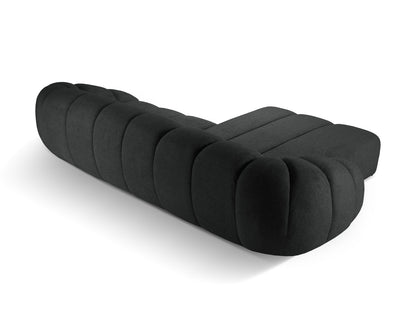 Ecksofa Strukturstoff Anthrazit Diana — Maße und Details