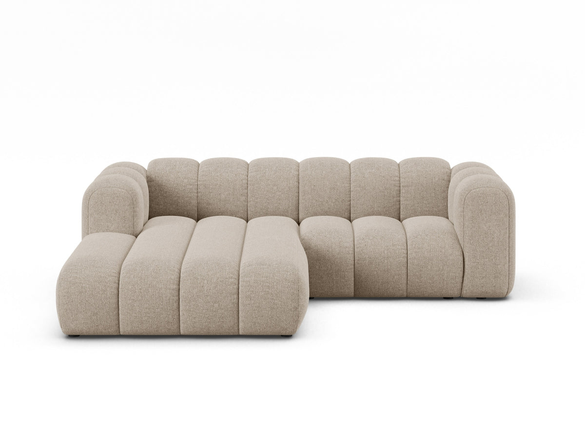Lupine Modular Corner Sofa, 3 Seats, 230x177 cm — Dark Beige / Left