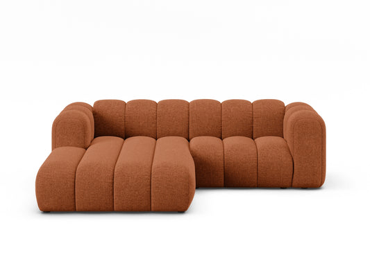 Lupine Modular Corner Sofa, 3 Seats, 230x177 cm — Brick / Left
