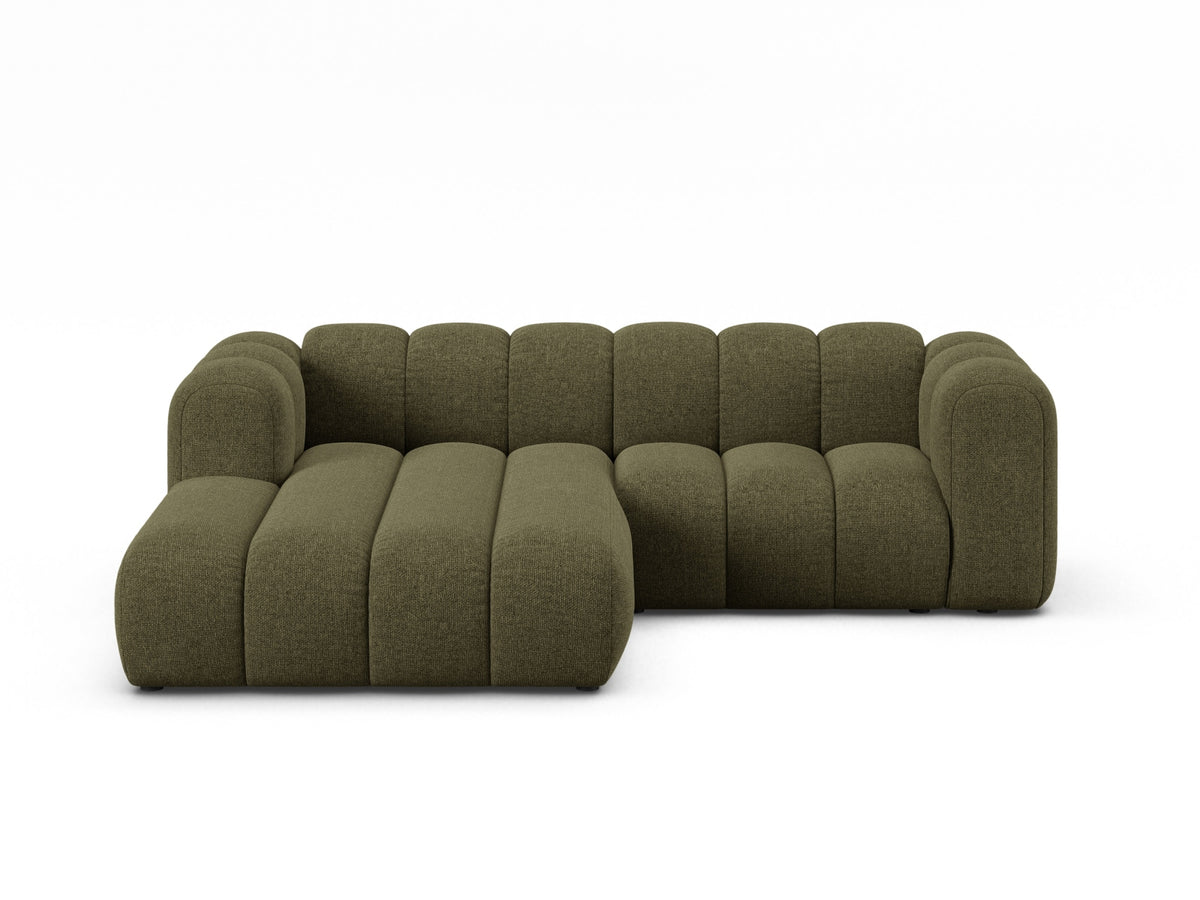 Lupine Modular Corner Sofa, 3 Seats, 230x177 cm — Green / Left