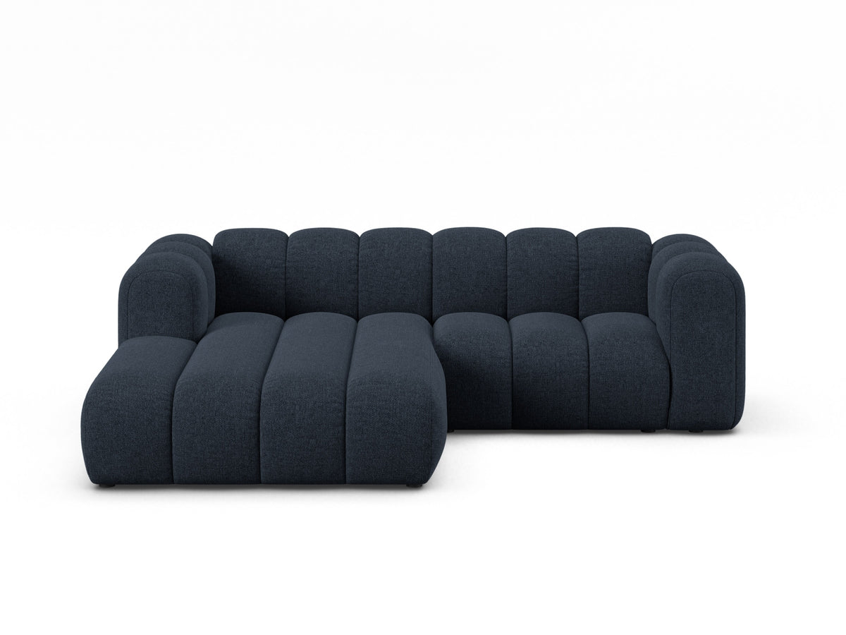Lupine Modular Corner Sofa, 3 Seats, 230x177 cm — Navy Blue / Left
