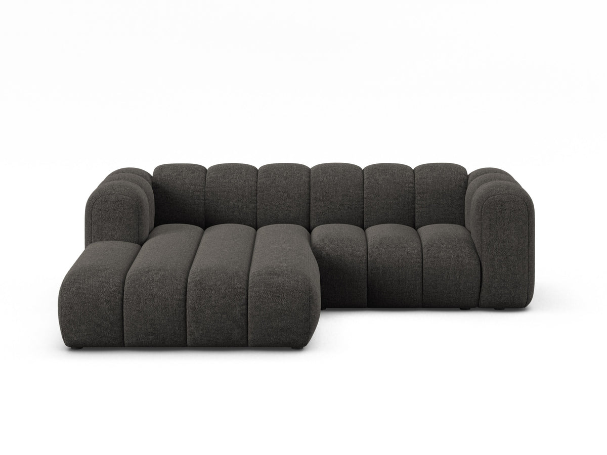 Lupine Modular Corner Sofa, 3 Seats, 230x177 cm — Dark Grey / Left