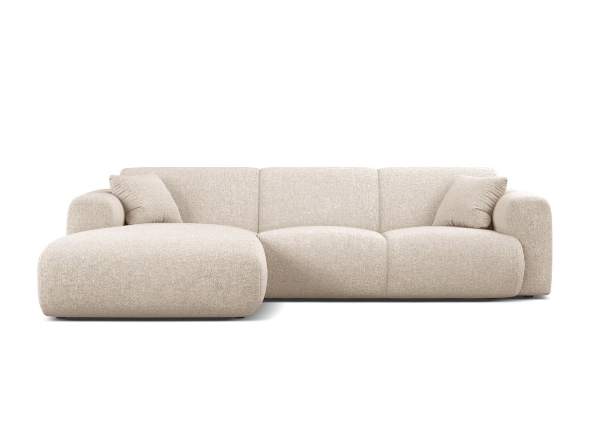 Molino Corner Sofa, 4 Seats, 255x170 cm — Light Beige / Left