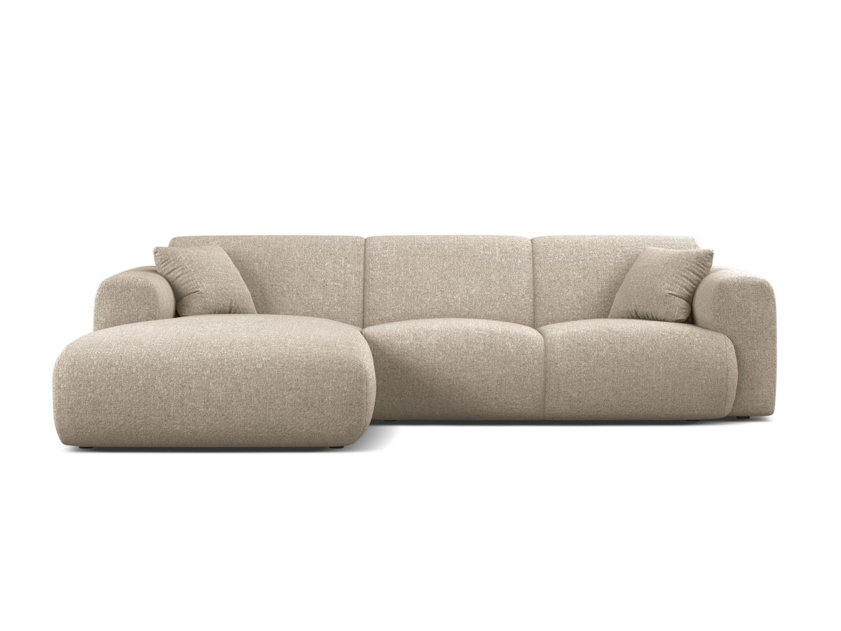 Molino Corner Sofa, 4 Seats, 255x170 cm — Dark Beige / Left
