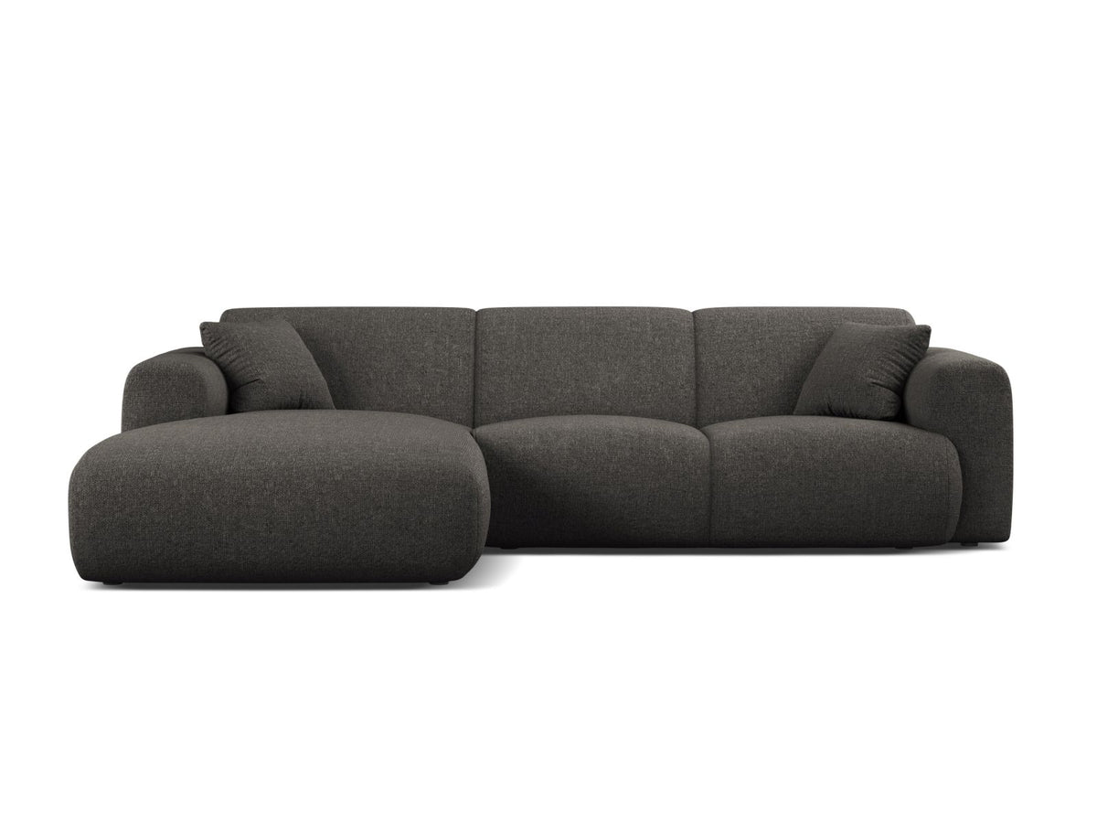 Molino Corner Sofa, 4 Seats, 255x170 cm — Dark Grey / Left