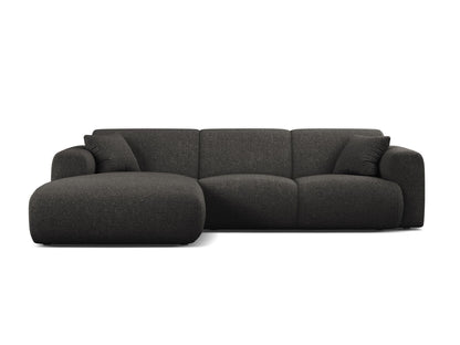 Ecksofa Chenille Anthrazit Molino — Anthracite