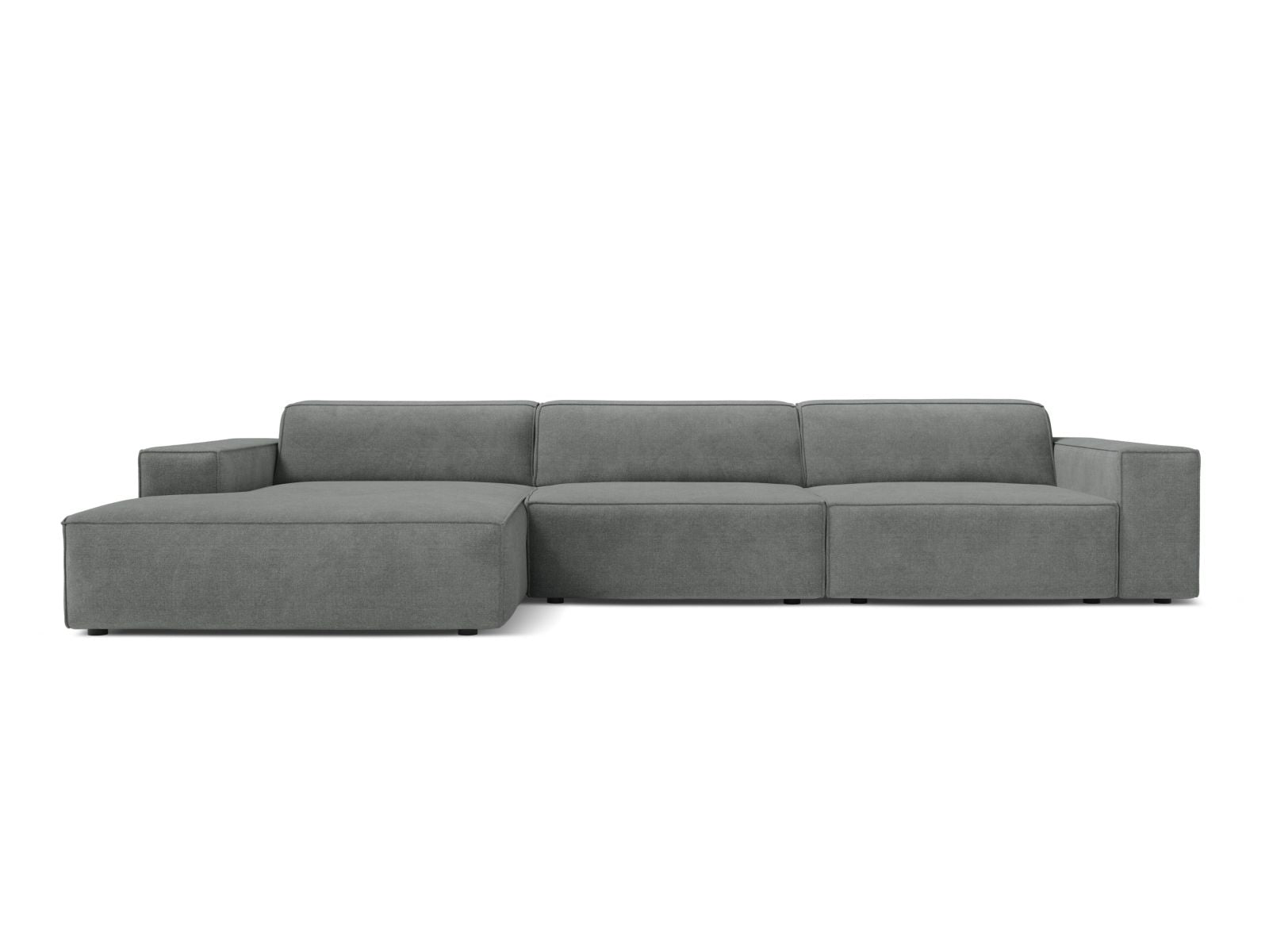 Jodie Modular Corner Sofa, 4 Seats, 284x162 cm — Grey / Left