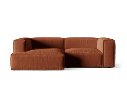 Ecksofa Strukturstoff Beige Nuria — Brick