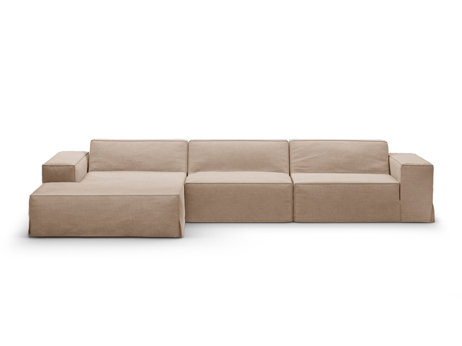 Jodie Modular Corner Sofa, 4 Seats, 284x162 cm — Sand / Left