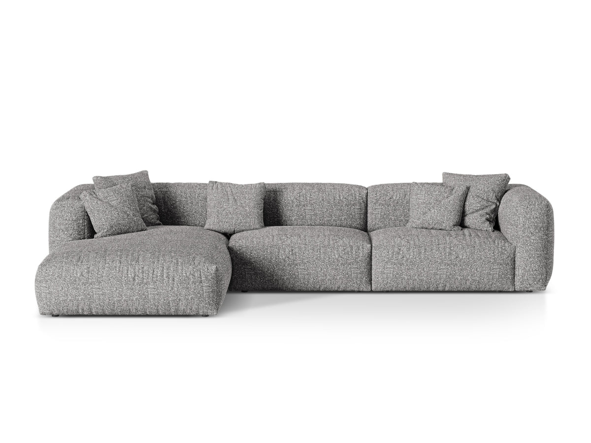 Martina Modular Corner Sofa XL, 3 Seats, 330x176 cm — Graphite / Left