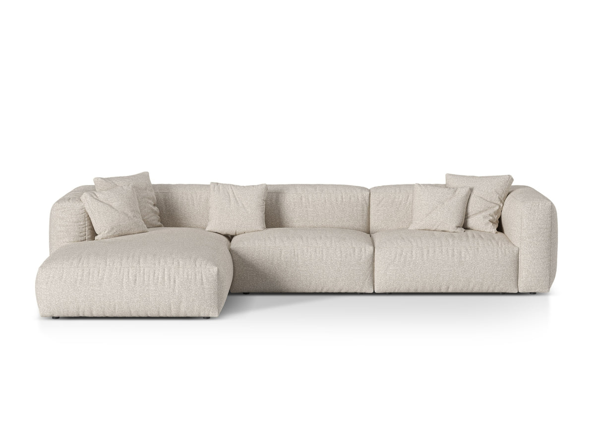 Martina Modular Corner Sofa XL, 3 Seats, 330x176 cm — Beige / Left