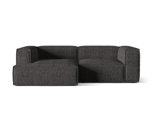 Nuria Modular Corner Sofa, 3 Seats, 252x147 cm — Anthracite / Left