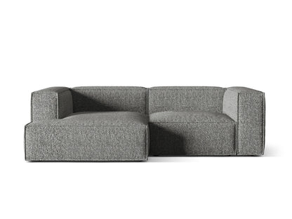 Ecksofa Bouclé Anthrazit Nuria — Graphite