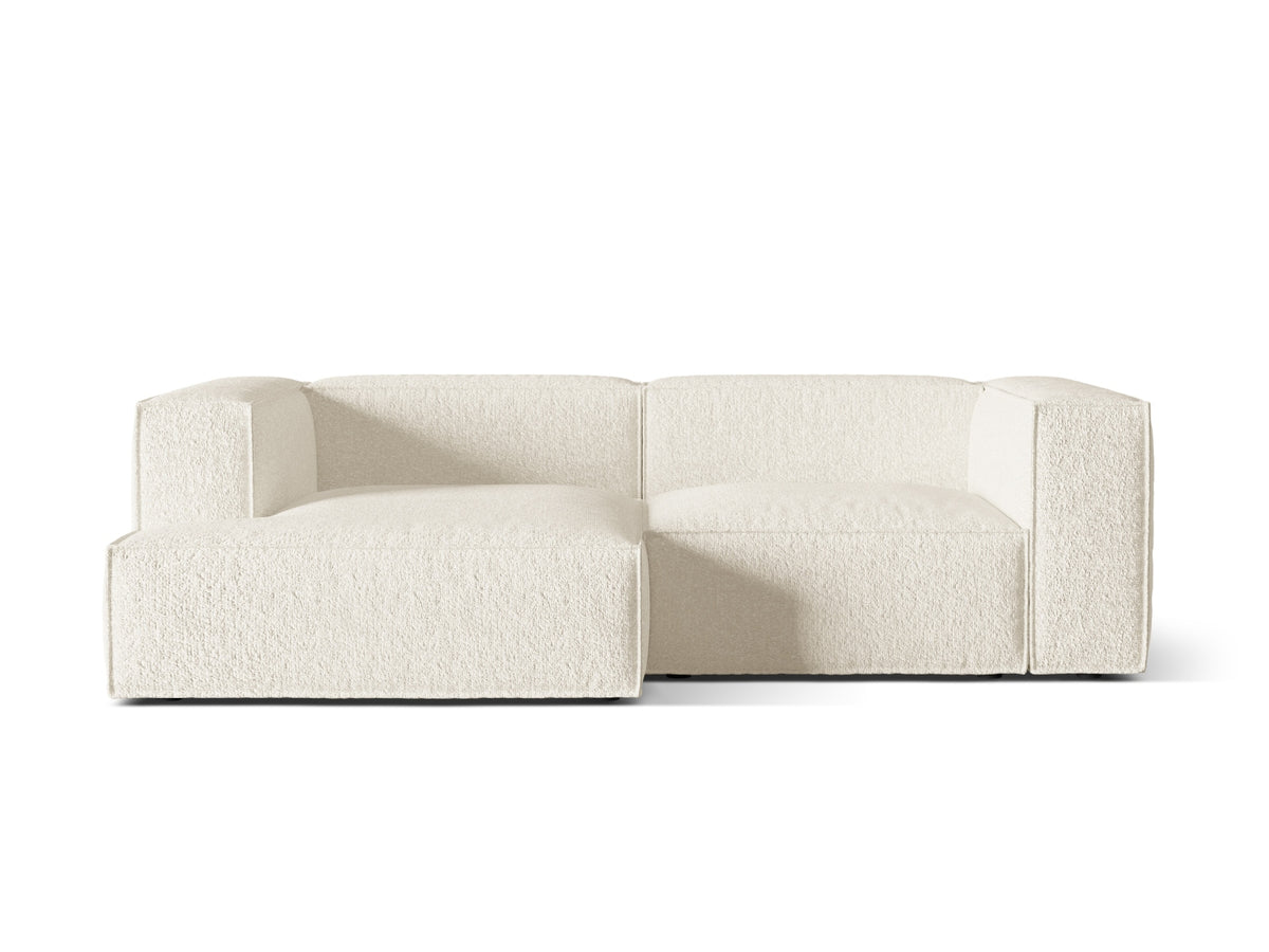 Nuria Modular Corner Sofa, 3 Seats, 252x147 cm — Ivory / Left