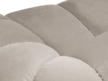 Ecksofa Samt Beige Diana — Maße und Details