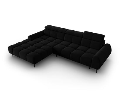 Ecksofa Samt Schwarz Alyse — Ansicht 4