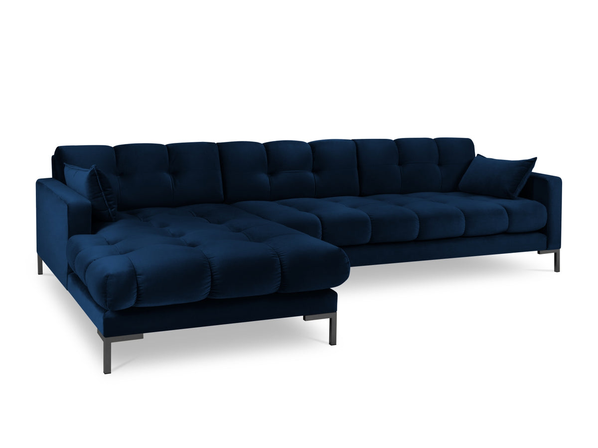 Mamaia Corner Sofa, 5 Seats, 293x185 cm — Royal Blue / Left