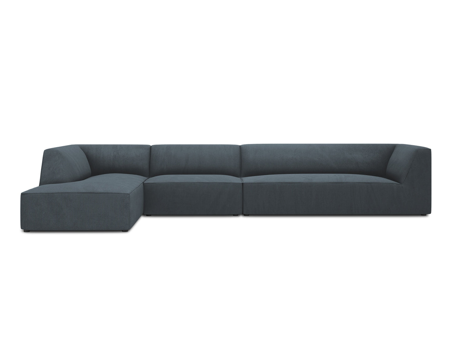 Ecksofa Cord Schwarz Ruby — Ansicht 7