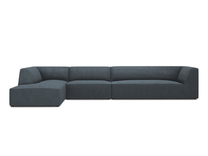 Ecksofa Cord Schwarz Ruby — Ansicht 7