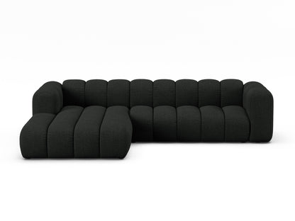 Lupine Modular Corner Sofa, 4 Seats — Black / Left