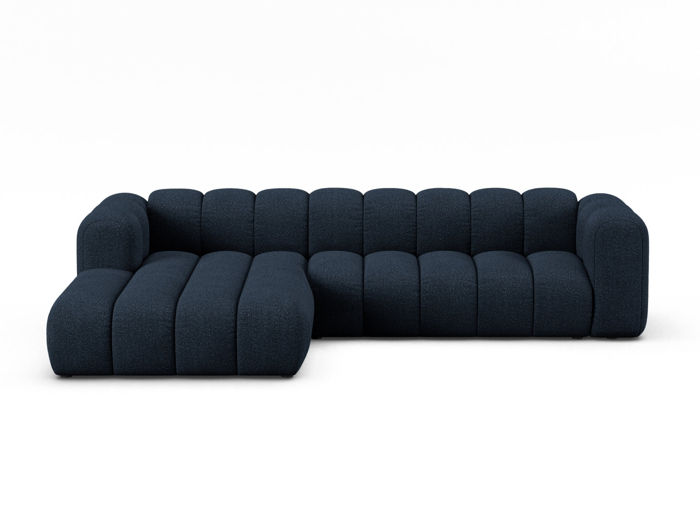 Lupine Modular Corner Sofa, 4 Seats — Dark Blue / Left