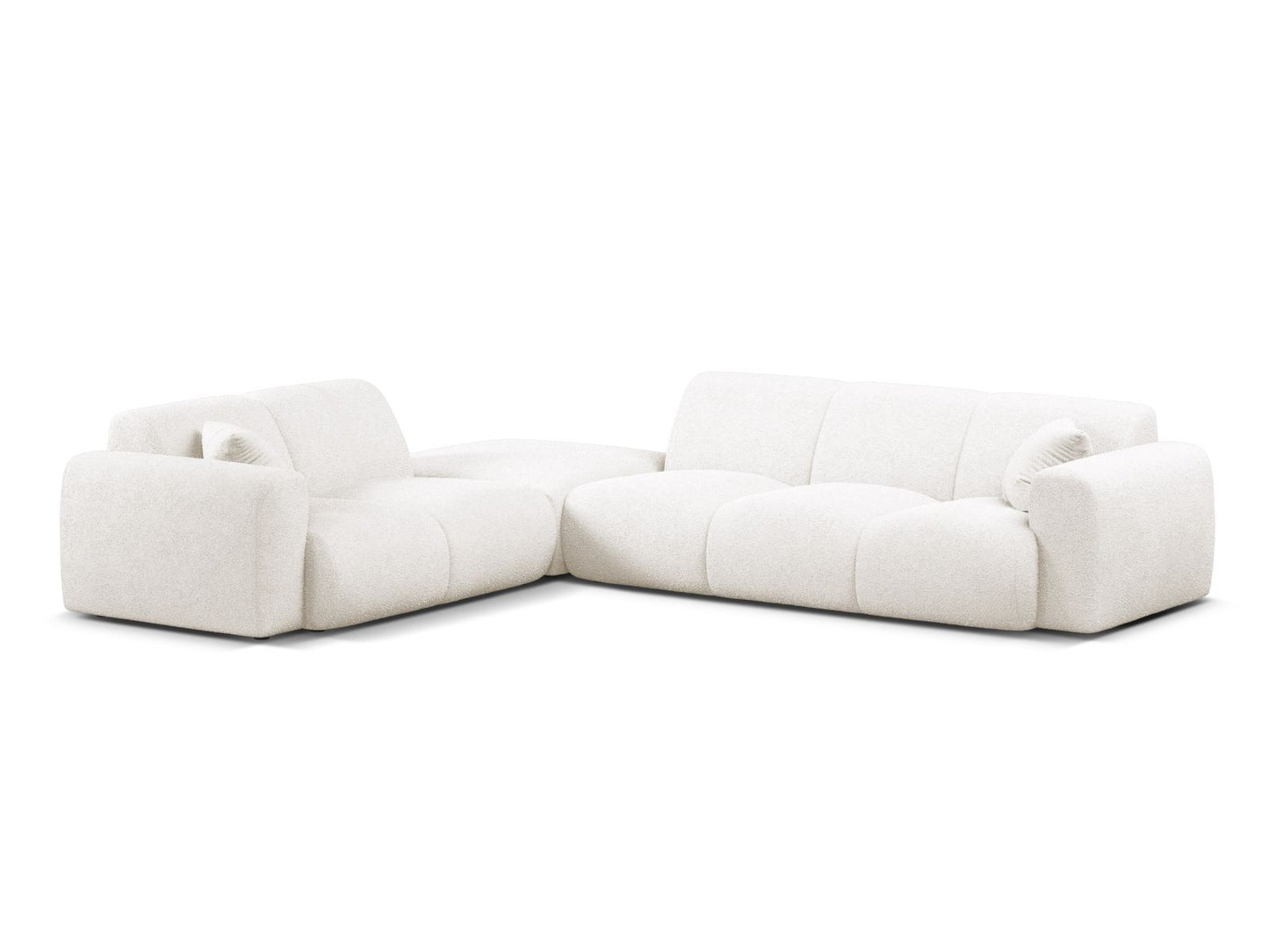 Molino Corner Sofa, 6 Seats, 315x250 cm — White / Left
