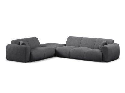 Molino Corner Sofa, 6 Seats, 315x250 cm — Dark Grey / Left