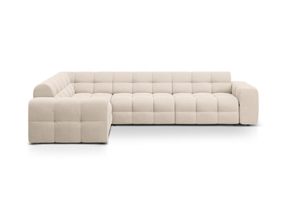 Kendal Corner Sofa, 5 Seats — Beige / Left