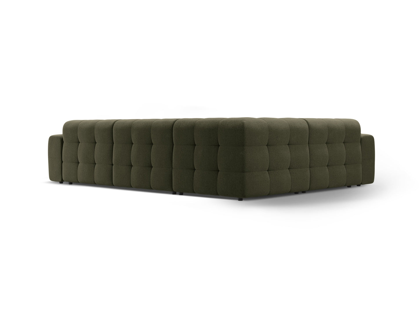 Ecksofa Strukturstoff Amazon Green Kendal — Maße und Details